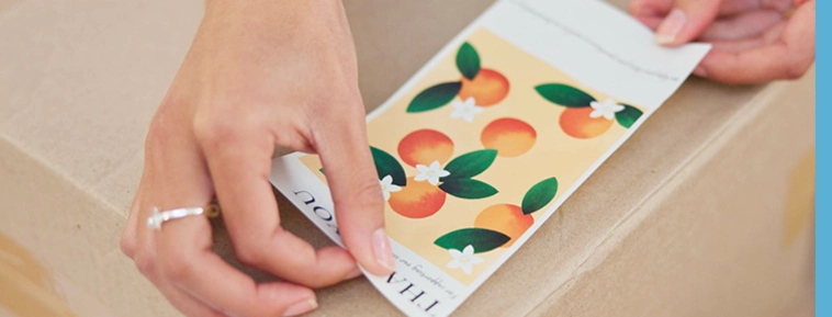 Autocollants vinyle laminés  