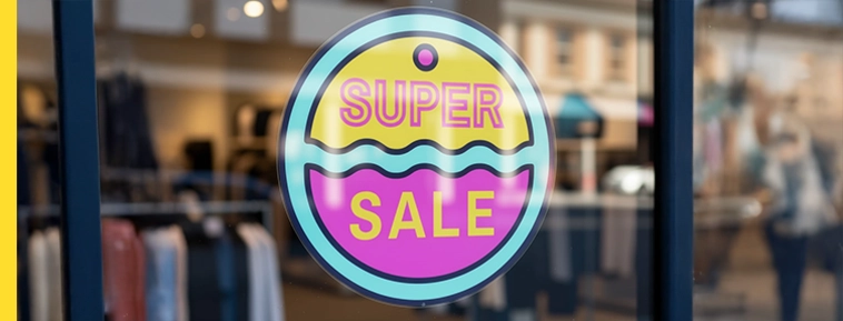 Autocollants transparents  