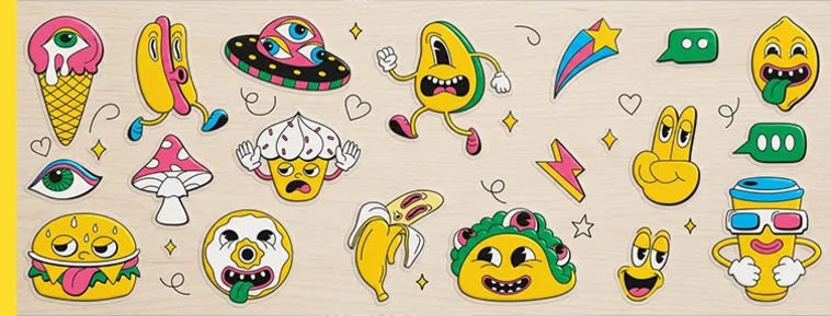DTF UV Stickers